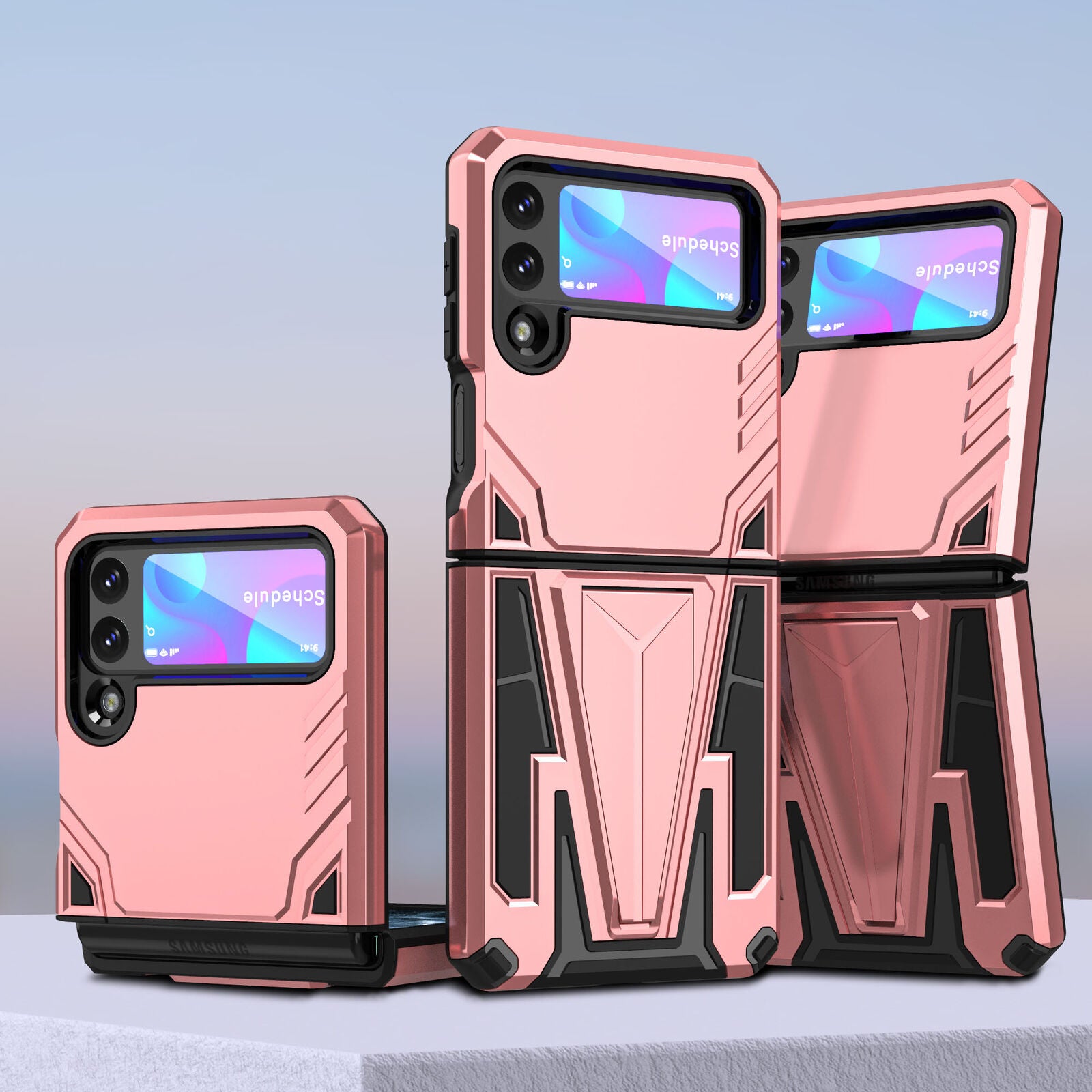 Rugged Kickstand Case for Samsung Galaxy Z Flip 3 5G Rugged Kickstand Case for Samsung Galaxy Z Flip 3 5G